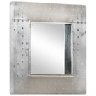 Luchtvaartspiegel met metalen afwerking en klinknageldetails - Spiegels