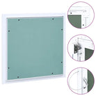 Luiken met aluminium frame voor toegang tot meters en inspectieopeningen - 400 x 400 mm - Luiken