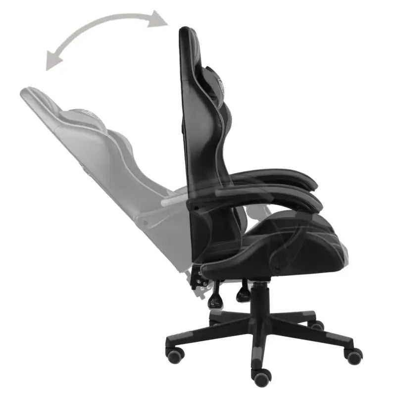 Luxe racestoel met kunstleren bekleding voor comfortabel gamen en werken - Bureaustoelen