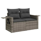 Luxe tuinset met grijs materiaal en gepoedercoat staal voor buitenplezier - Tuinsets