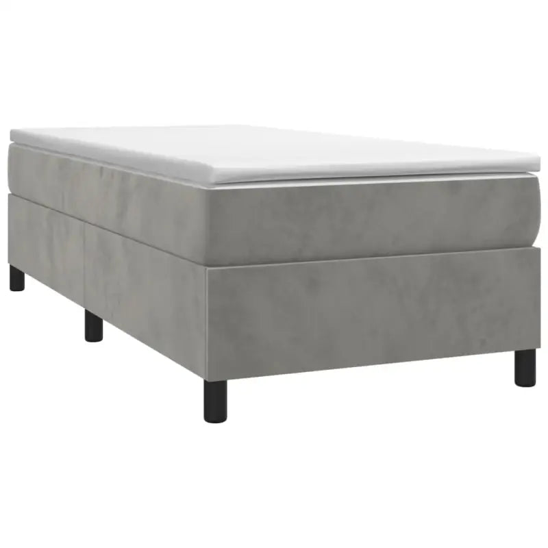 Luxueus bedframe met multiplex lattenbodem en fluweel bekleding - Bedden & bedframes