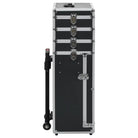 Make-up trolley met afneembare zwenkwielen voor georganiseerde schoonheid - Zwart / 1 - Toilettassen