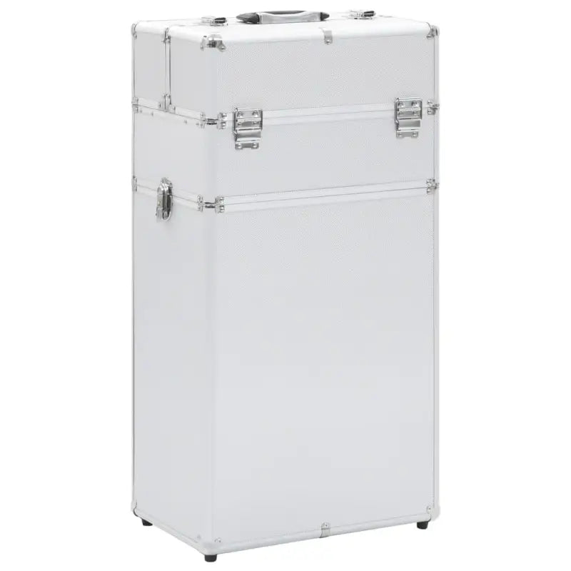 Make-up trolley met afneembare zwenkwielen voor georganiseerde beauty spullen - Zilver / 1 - Toilettassen