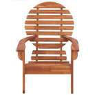 Massief acaciahout Adirondack stoel voor tuin en terras - Bruin / 1 - Tuinstoelen