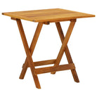 Massief acaciahout bistrotafel voor tuin en terras - Bruin / 1 / Vierkant - Tuintafels
