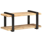 Massief acaciahout industriële tv-meubel voor woonkamer of ontspanning - 1 / 90 cm / Ruw mangohout - Tv-meubels