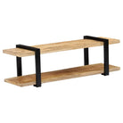 Massief acaciahout industriële tv-meubel voor woonkamer of ontspanning - 1 / 130 cm / massief mangohout - Tv-meubels