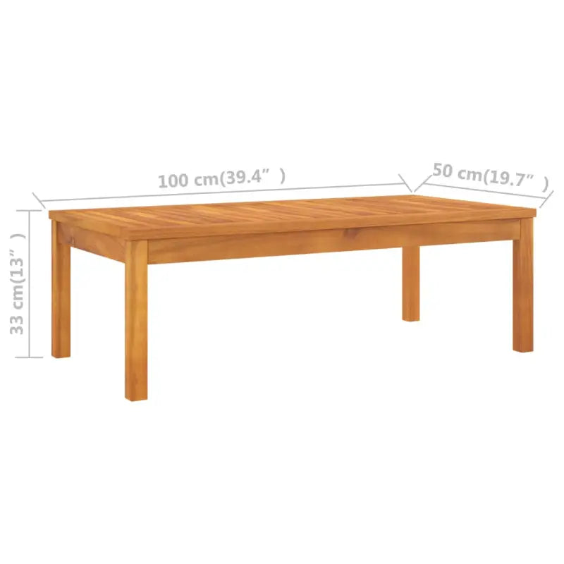 Massief Acaciahout Loungeset voor Tuin met Stijl en Functionaliteit - Tuinsets