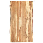Massief acaciahout Tafelblad met natuurlijke rand voor stijlvolle tafels - 118 x 60 x 3.8 cm / 1 - Tafelbladen