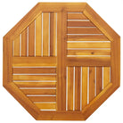 Massief acaciahout Tafelblad voor Tuintafel Verfrissend en Duurzaam - 70 cm / 1 / Achthoekig - Tafelbladen