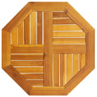 Massief acaciahout Tafelblad voor Tuintafel Verfrissend en Duurzaam - 60 cm / 1 / Achthoekig - Tafelbladen