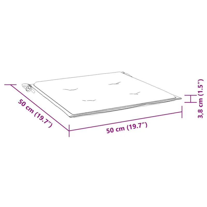 Massief acaciahout tuinstoelen met kussens en sets touwtjes voor buiten - Tuinstoelen