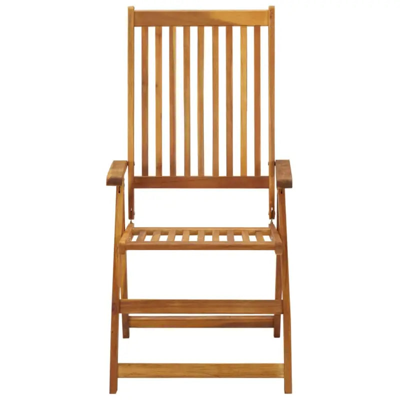 Massief acaciahout tuinstoelen met kussens en sets touwtjes levering bevat - Tuinstoelen
