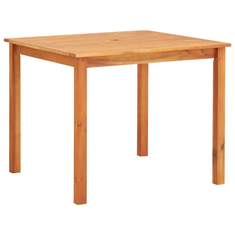 Massief acaciahouten tuintafel voor gezellige buitenmaaltijden - 88 x 88 x 74 cm / 1 - Tuintafels