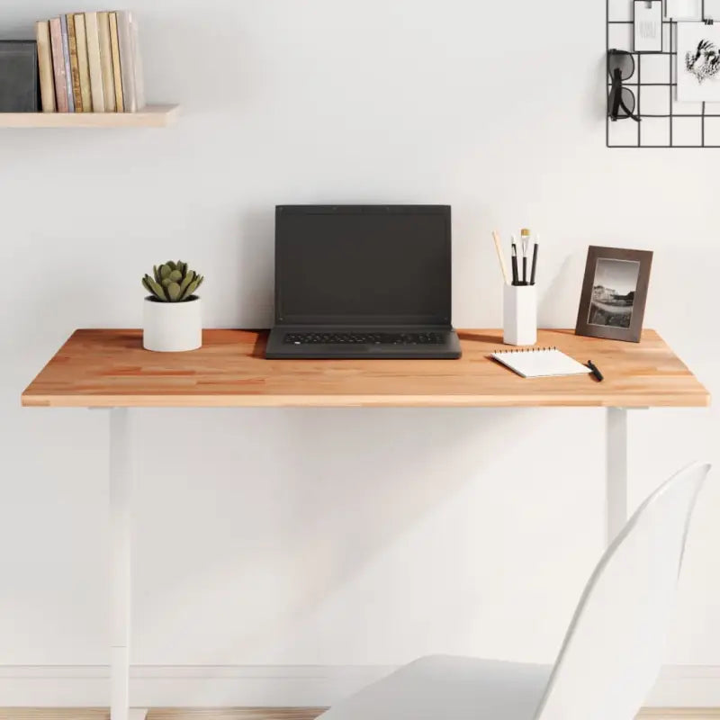 Massief beukenhout houten tafelblad voor eenvoudig schoon en nieuw leven - Bruin / 100 x 50 x 1.5 cm / 1 - Tafelbladen