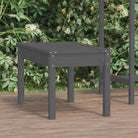 Massief Douglashout Tuinbank met Gelat ontwerp voor buitengebruik - Grijs grenenhout / 80 x 44 x 45 cm / 1 - Tuinbanken