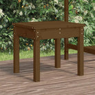 Massief Douglashout Tuinbank met Gelat ontwerp voor buitengebruik - Honingbruin grenenhout / 50 x 44 x 45 cm / 1
