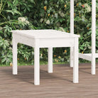 Massief Douglashout Tuinbank met Gelat ontwerp voor buitengebruik - Wit grenenhout / 80 x 44 x 45 cm / 1 - Tuinbanken