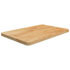 Massief eikenhout wastafelblad voor een natuurlijke renovatie - Lichtbruin / 60 x 40 x 2.5 cm - Aanrechtbladen