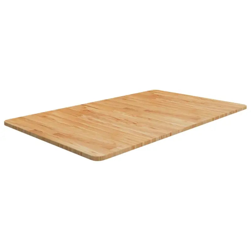 Massief eikenhout wastafelblad voor een natuurlijke renovatie - Lichtbruin / 100 x 60 x 1.5 cm - Aanrechtbladen