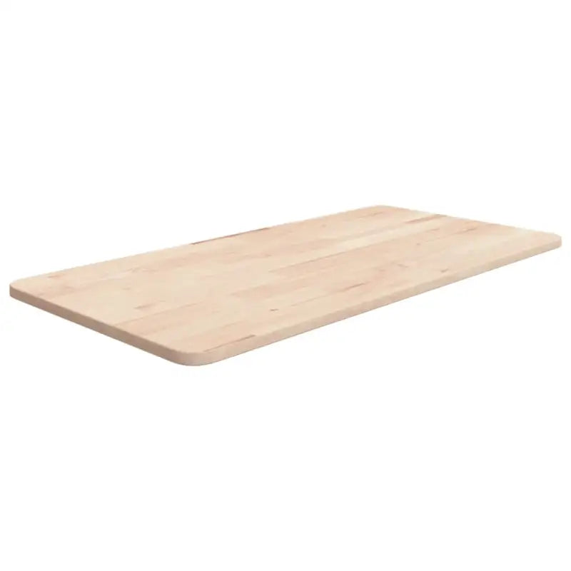 Massief eikenhout wastafelblad voor een natuurlijke renovatie - Naturel / 80 x 40 x 1.5 cm - Aanrechtbladen