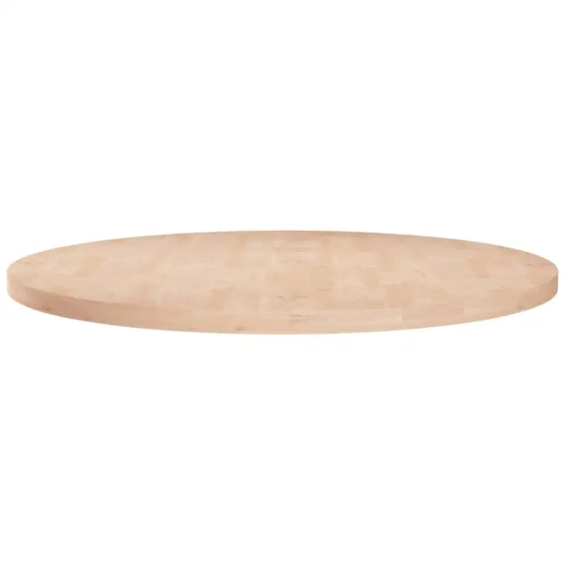 Massief eikenhouten houten en ronde tafelbladen voor thuis en horeca - Naturel / Ø 70 x 2.5 cm / 1 - Tafelbladen