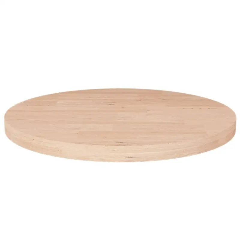 Massief eikenhouten houten en ronde tafelbladen voor thuis en horeca - Naturel / Ø 30 x 2.5 cm / 1 - Tafelbladen