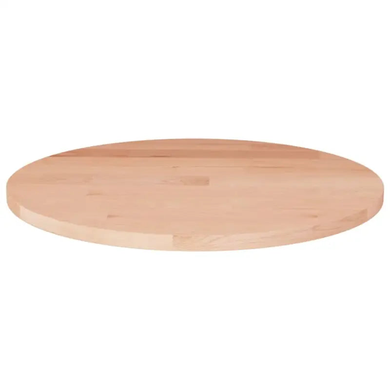 Massief eikenhouten houten en ronde tafelbladen voor thuis en horeca - Naturel / Ø 50 x 1.5 cm / 1 - Tafelbladen