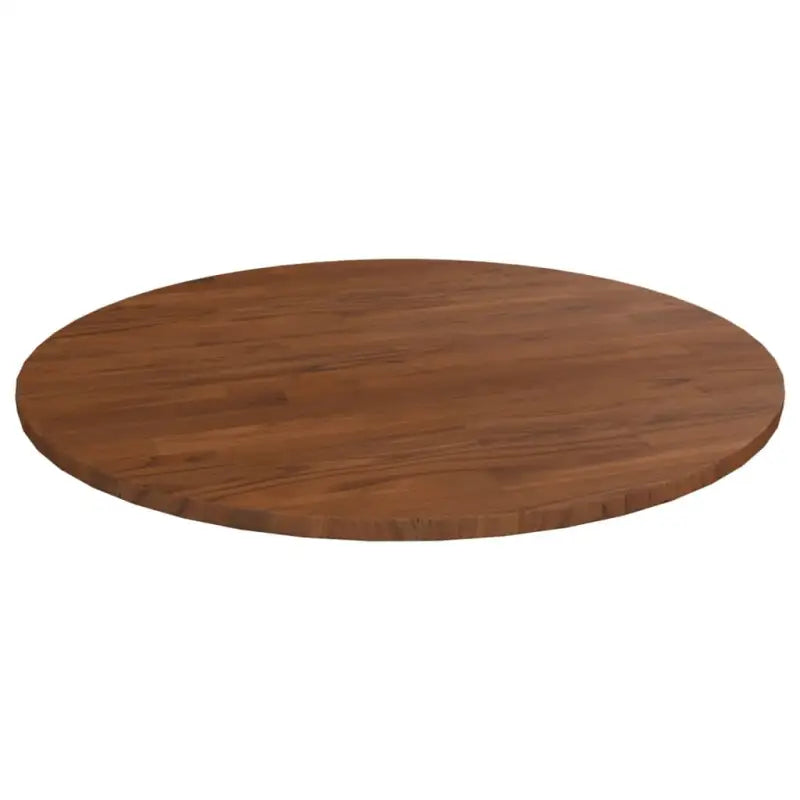 Massief eikenhouten houten en ronde tafelbladen voor thuis en horeca - Donkerbruin / Ø 70 x 1.5 cm / 1 - Tafelbladen