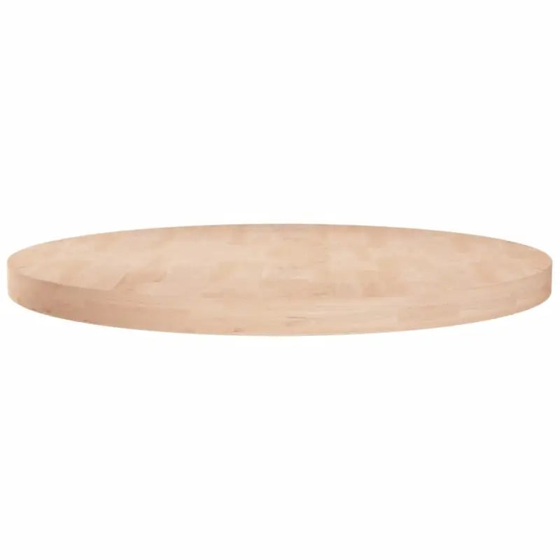 Massief eikenhouten houten en ronde tafelbladen voor thuis en horeca - Naturel / Ø 80 x 4 cm / 1 - Tafelbladen