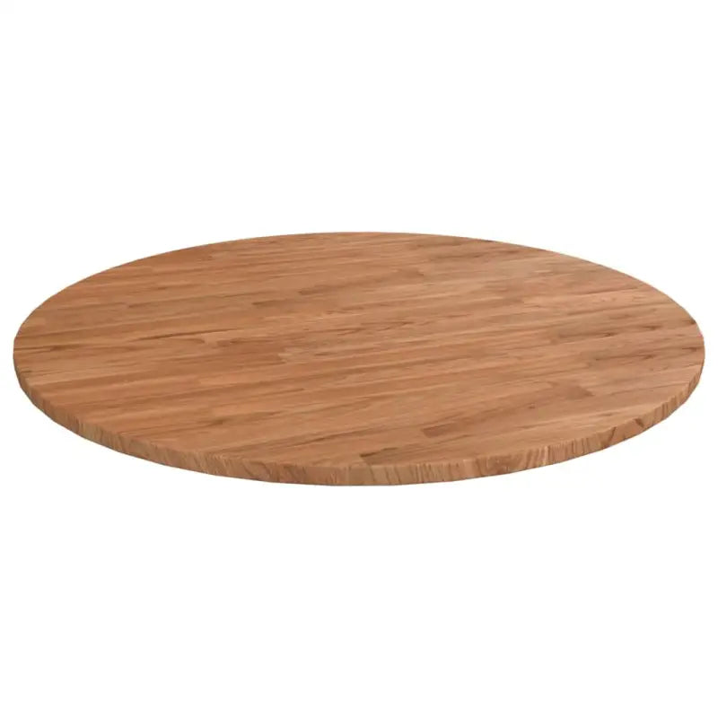 Massief eikenhouten houten en ronde tafelbladen voor thuis en horeca - Lichtbruin / Ø 90 x 1.5 cm / 1 - Tafelbladen