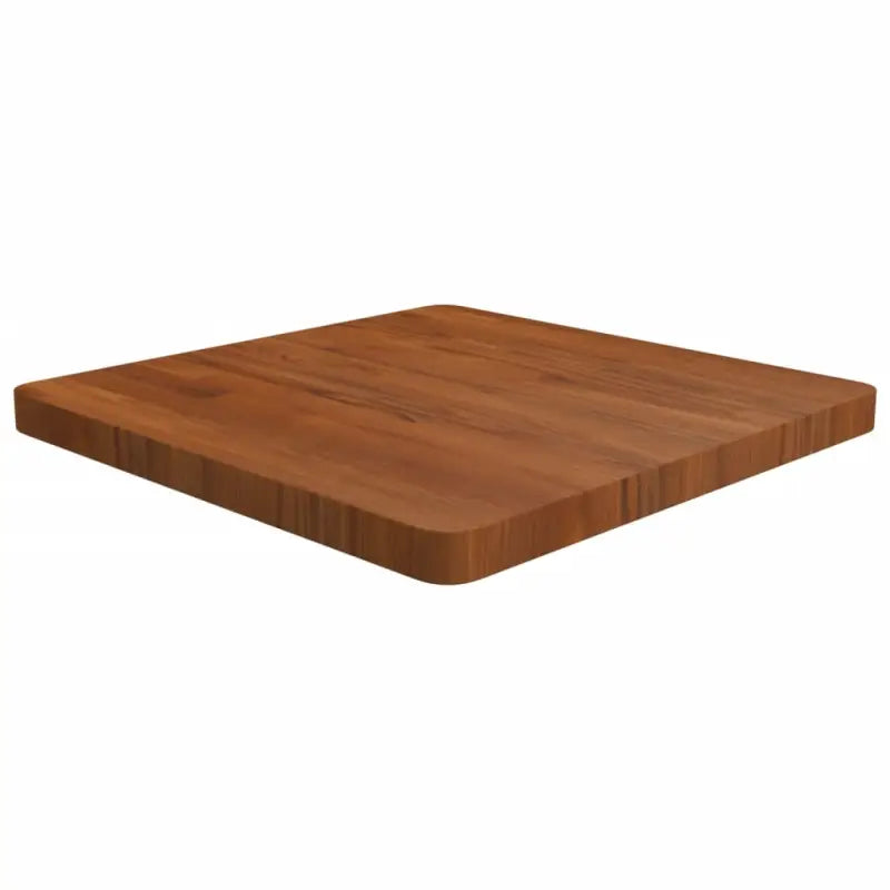 Massief eikenhouten houten vierkante tafelblad voor thuis en horeca - Donkerbruin / 60 x 60 x 4 cm / 1 - Tafelbladen