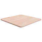 Massief eikenhouten houten vierkante tafelblad voor thuis en horeca - Naturel / 50 x 50 x 1.5 cm / 1 - Tafelbladen