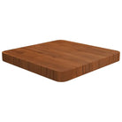 Massief eikenhouten houten vierkante tafelblad voor thuis en horeca - Donkerbruin / 40 x 40 x 4 cm / 1 - Tafelbladen