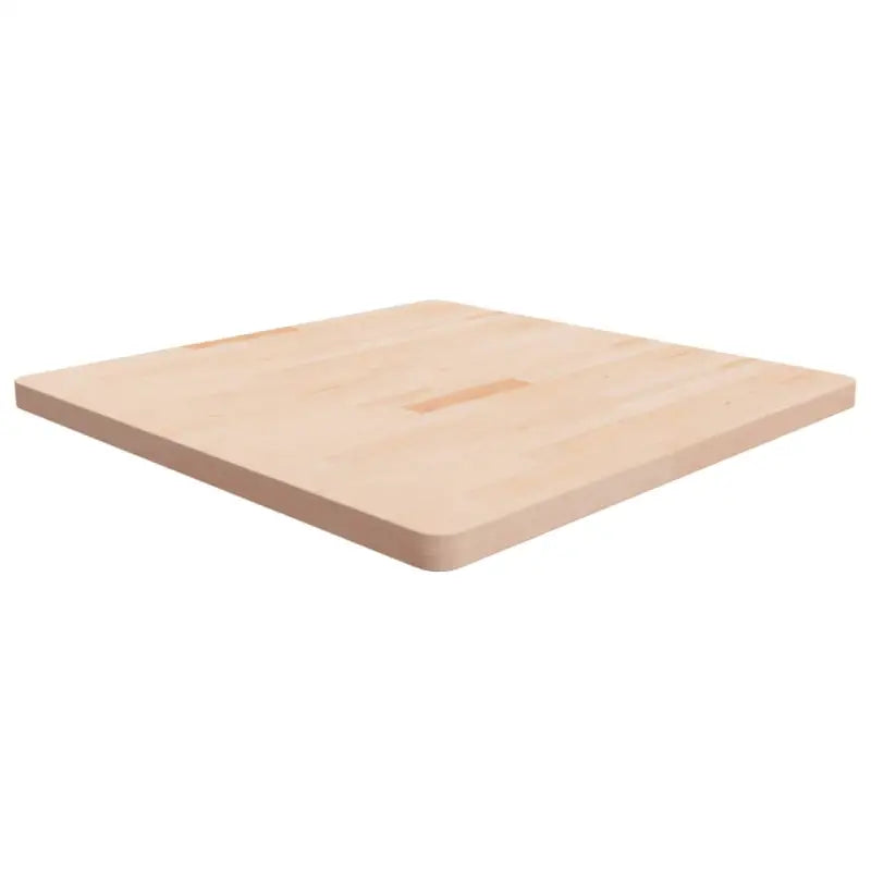 Massief eikenhouten houten vierkante tafelblad voor thuis en horeca - Naturel / 90 x 90 x 4 cm / 1 - Tafelbladen