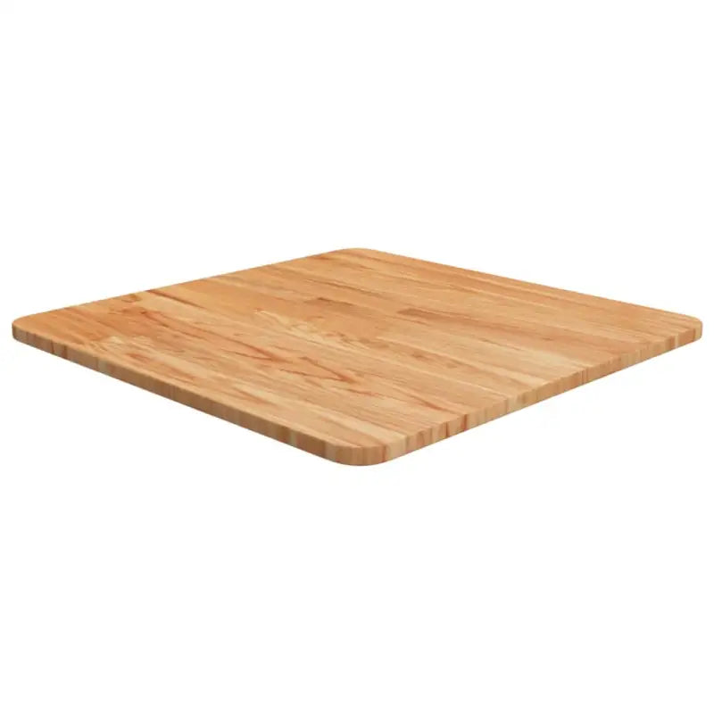 Massief eikenhouten houten vierkante tafelblad voor thuis en horeca - Lichtbruin / 50 x 50 x 1.5 cm / 1 - Tafelbladen