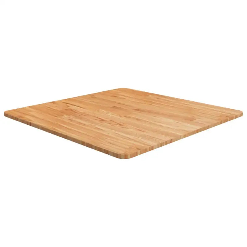 Massief eikenhouten houten vierkante tafelblad voor thuis en horeca - Lichtbruin / 70 x 70 x 1.5 cm / 1 - Tafelbladen