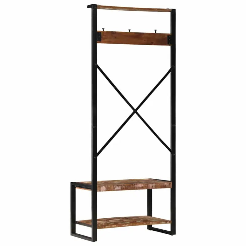 Massief gerecycled hout wandplanken voor extra opbergruimte en organisatie - Wandplanken