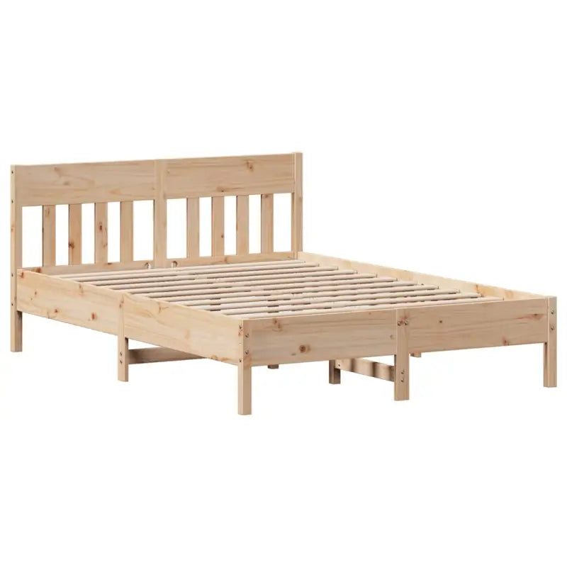 Massief Grenenhout Bedframe met Multiplex Lattenbodem voor Uitstekende Ondersteuning - Bedden & bedframes