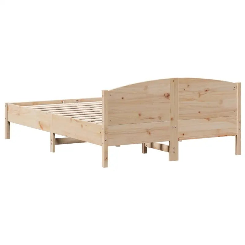 Massief Grenenhout Bedframe met multiplex lattenbodem en uitstekende ondersteuning - Bedden & bedframes
