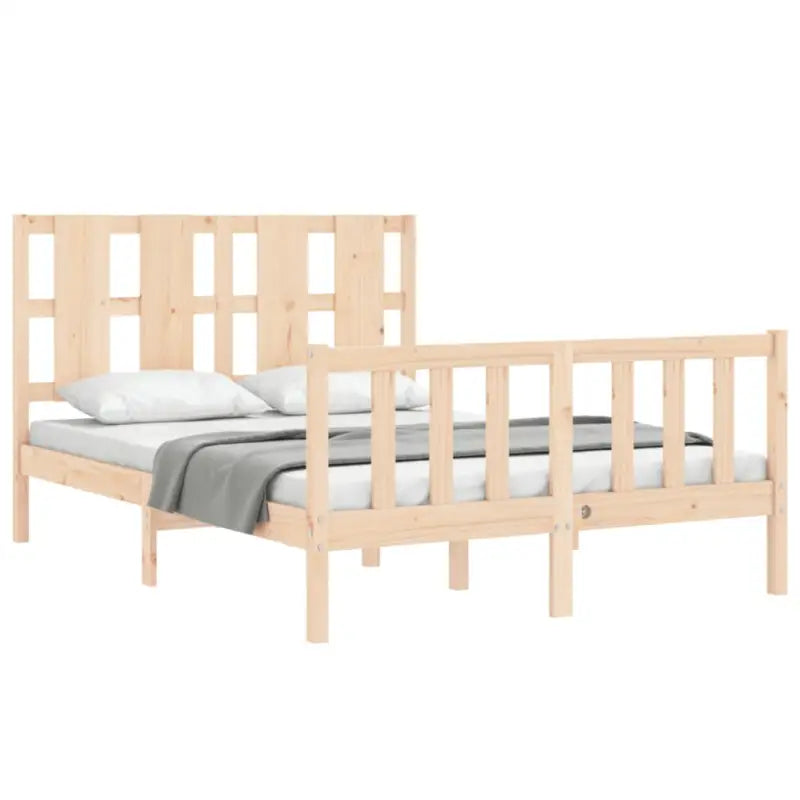 Massief grenenhout bedframe voor een comfortabele en natuurlijke slaapkamer - Bedden & bedframes