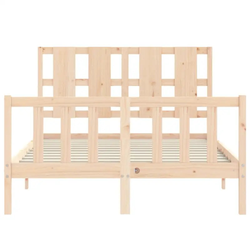 Massief grenenhout bedframe voor een comfortabele en natuurlijke slaapkamer - Bedden & bedframes