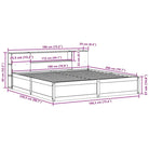 Massief grenenhout bedframe voor een goede nachtrust en decoratie - Bedden & bedframes
