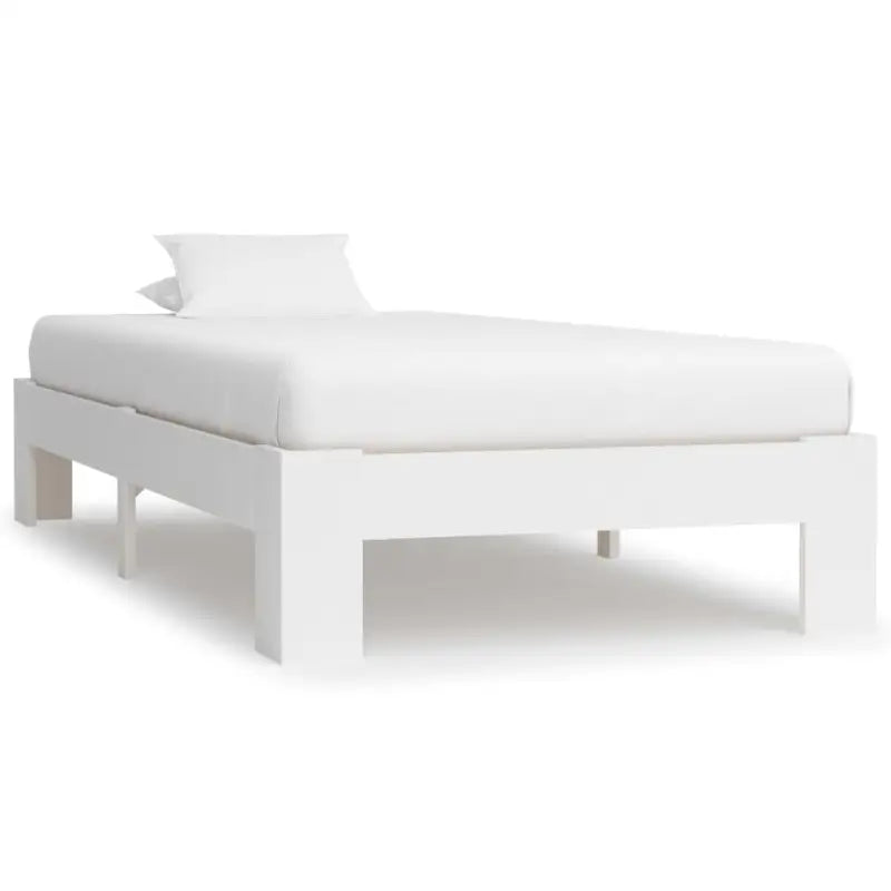 Massief Grenenhout Bedframe voor een Moderne en Duurzame Slaapkamer - Wit / 90 x 200 cm - Bedden & bedframes