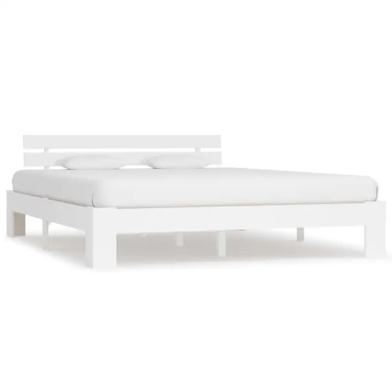 Massief Grenenhout Bedframe voor een moderne en duurzame slaapkamer - Wit / 180 x 200 cm - Bedden & bedframes