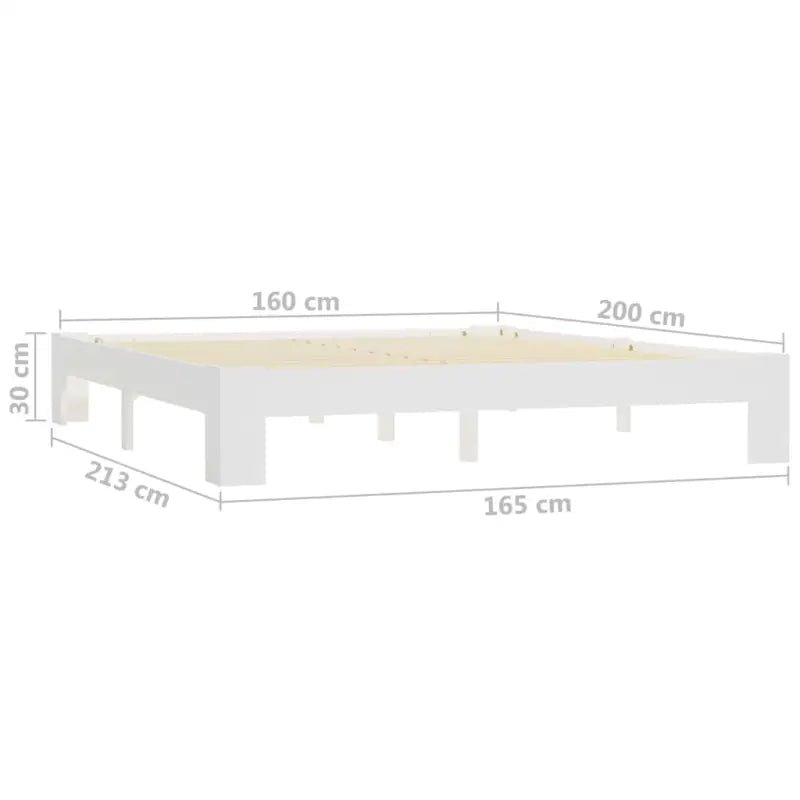 Massief Grenenhout Bedframe voor een Moderne en Duurzame Slaapkamer - Bedden & bedframes
