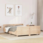 Massief grenenhout bedframe voor een moderne slaapkamer uitstraling - Naturel / 120 x 190 cm - Bedden & bedframes