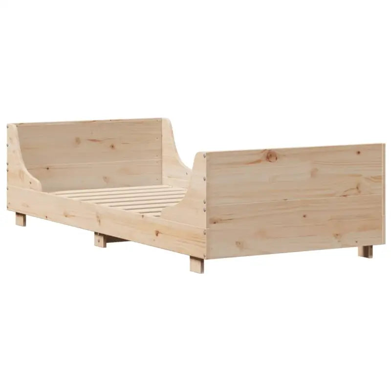 Massief grenenhout bedframe voor een moderne slaapkamer uitstraling - Bedden & bedframes
