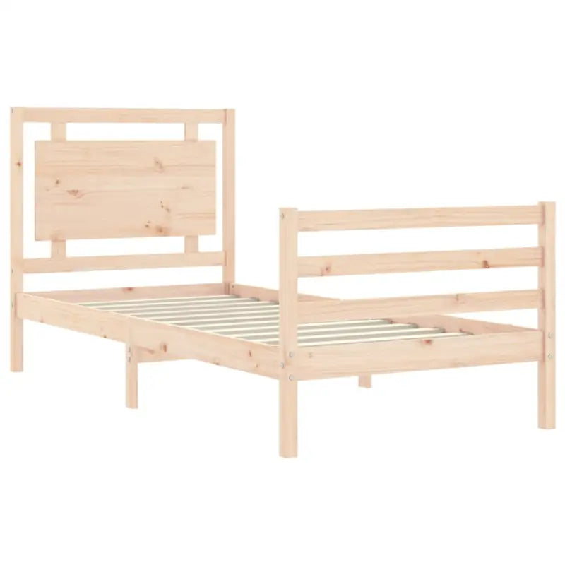 Massief grenenhout bedframe voor een natuurlijke en comfortabele slaapkamer - Bedden & bedframes