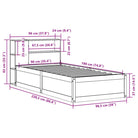 Massief grenenhout bedframe voor een natuurlijke en comfortabele slaapkamer - Bedden & bedframes